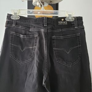 VERSACE JEANS COUTURE black size 12 rare vintage